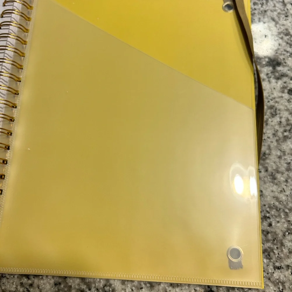 Floral Black and Gold 2026 Planner